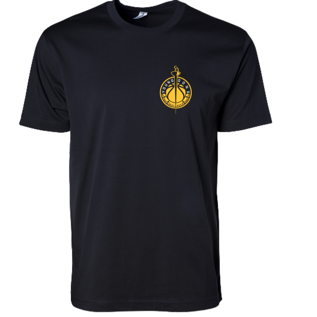 Young Dons Black Performance T-Shirt – Athletic Team Spirit Tee
