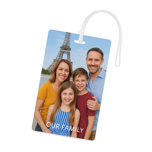 Custom Photo Bag Tag