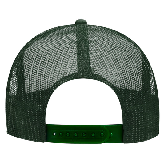 Young Dons Trucker Hat – Green & White Mesh Snapback Cap
