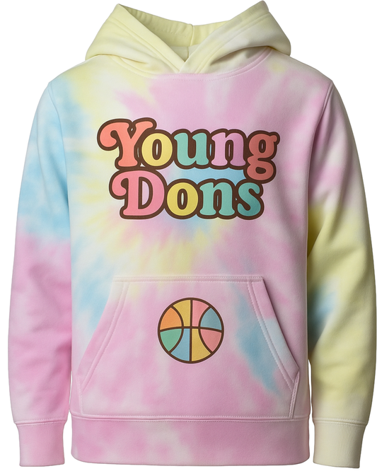 Tie Dye Young Dons Hoodie (Adults & Youth Sizes)
