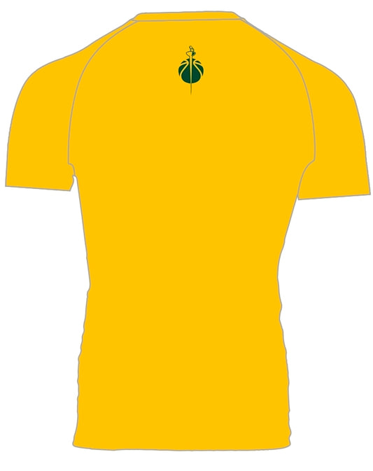 Dons Gold Compression Shirt – Athletic Performance Tee for Training & Game Day